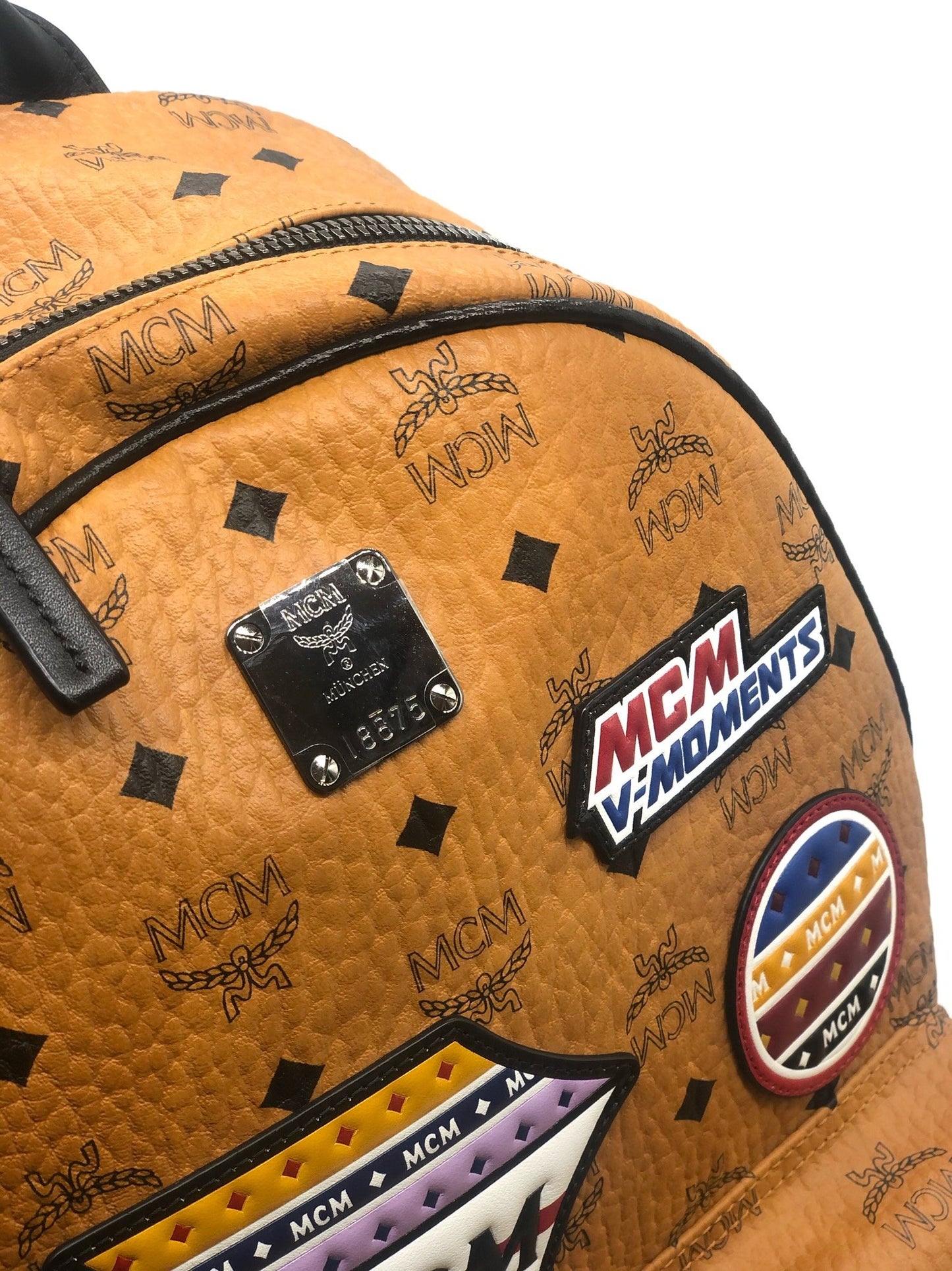 MCM Patch Appliqué Backpack