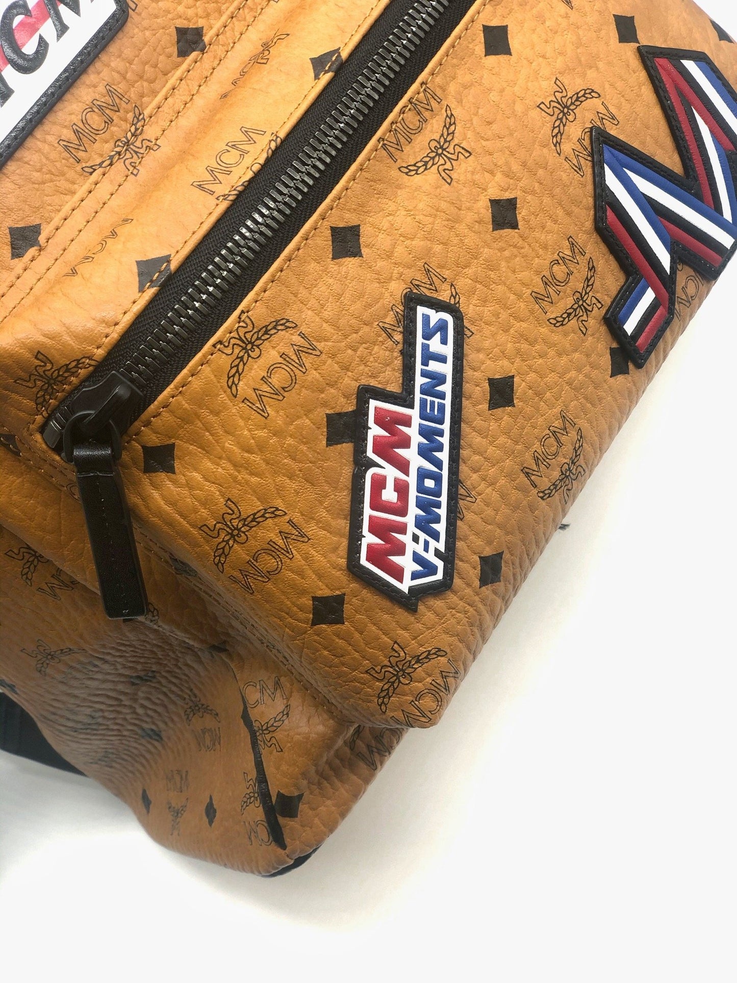 MCM Patch Appliqué Backpack