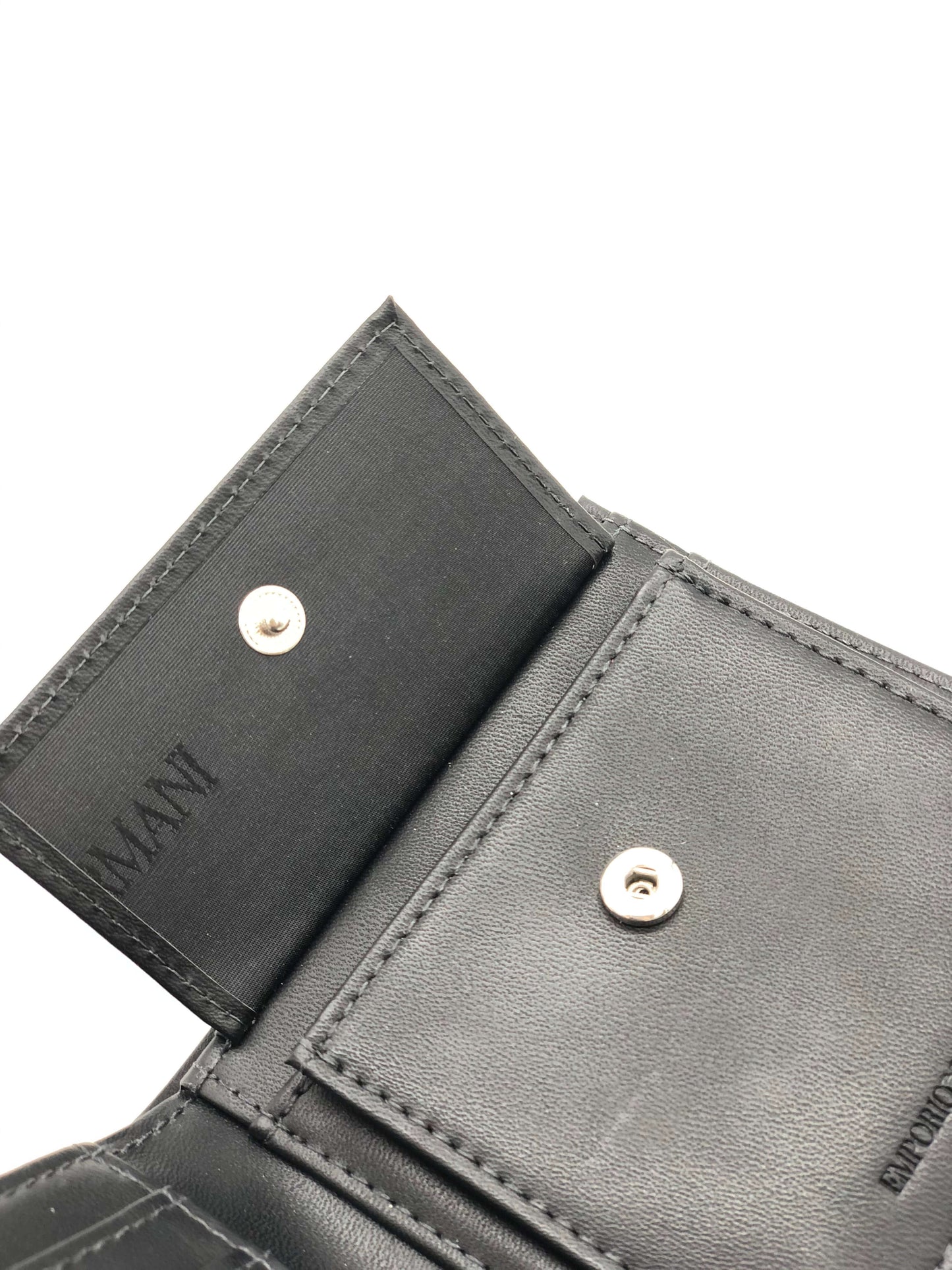 Emporio Armani Logo Printed Bi-fold Wallet