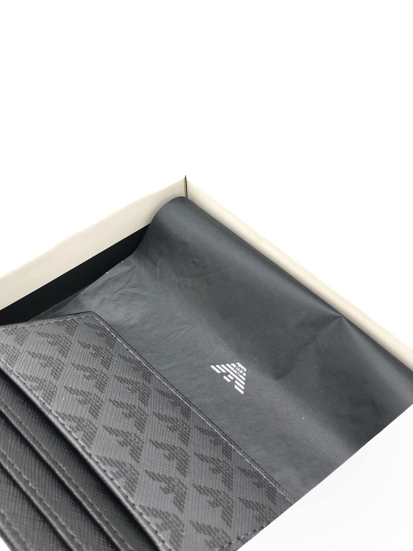 Emporio Armani Logo Print Cardholder