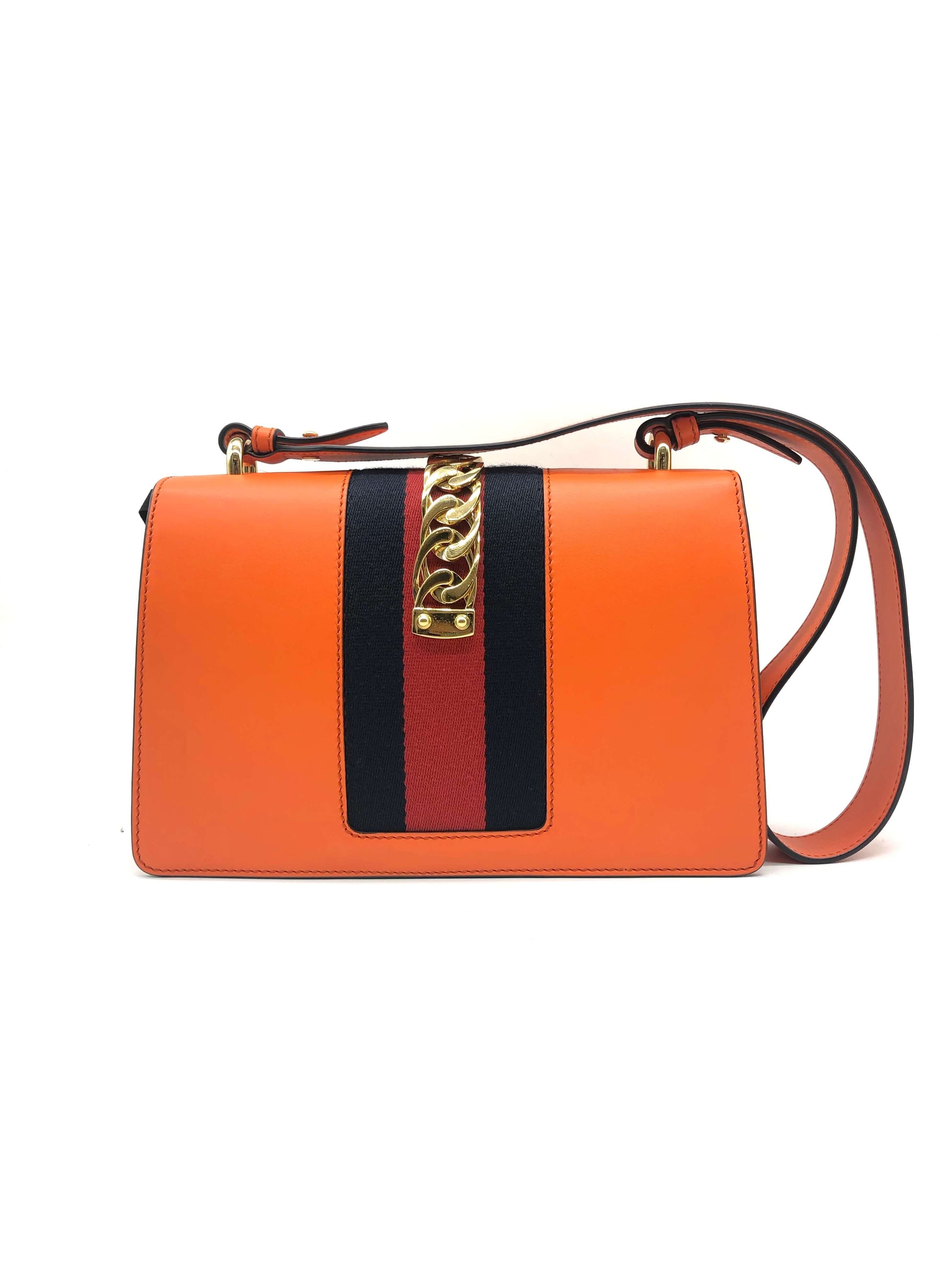 Gucci Orange Sylvie Shoulder Bag