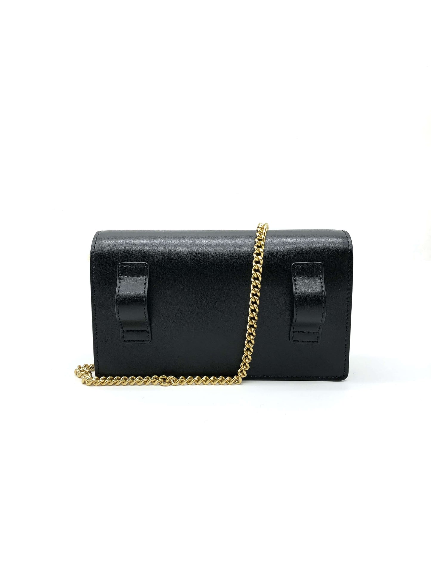 Fendi Black Logo Leather Belt Bag