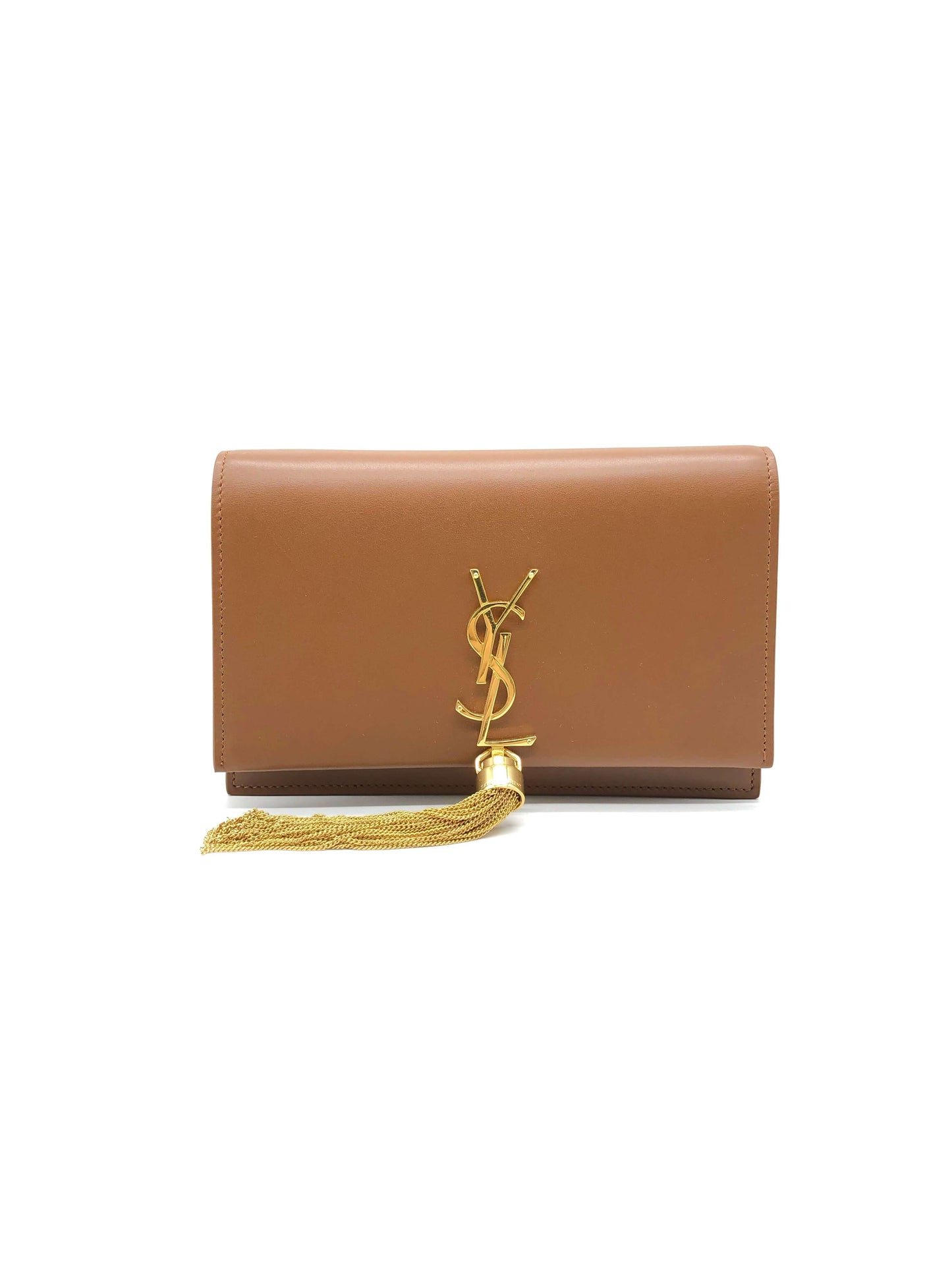 Yves Saint Laurent Brown Kate Tassel Bag