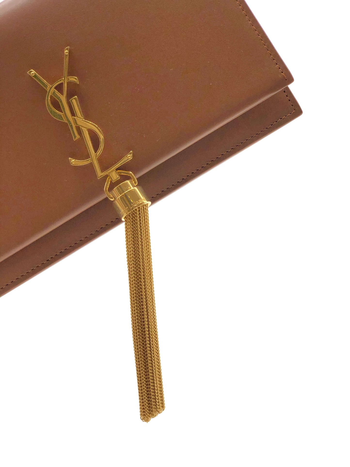 Yves Saint Laurent Brown Kate Tassel Bag