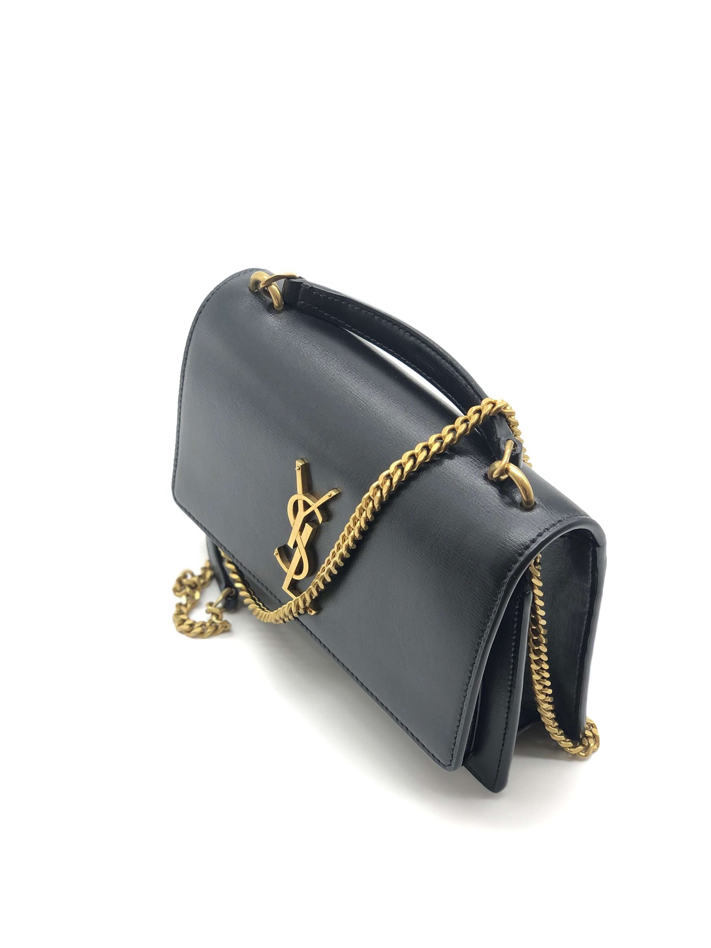 Yves Saint Laurent Sunset Cassandra Bag Black