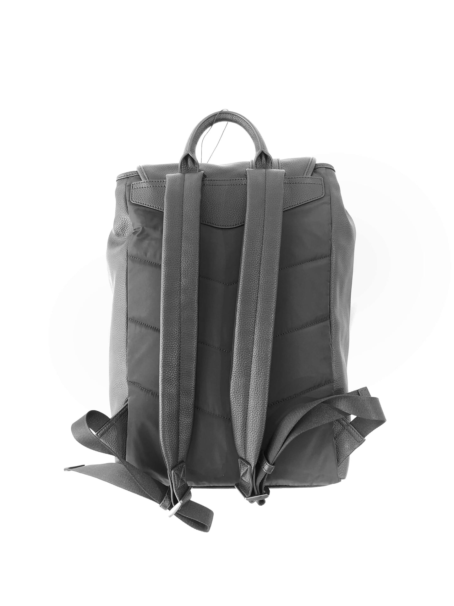 Emporio Armani Logo Embossed Backpack Black