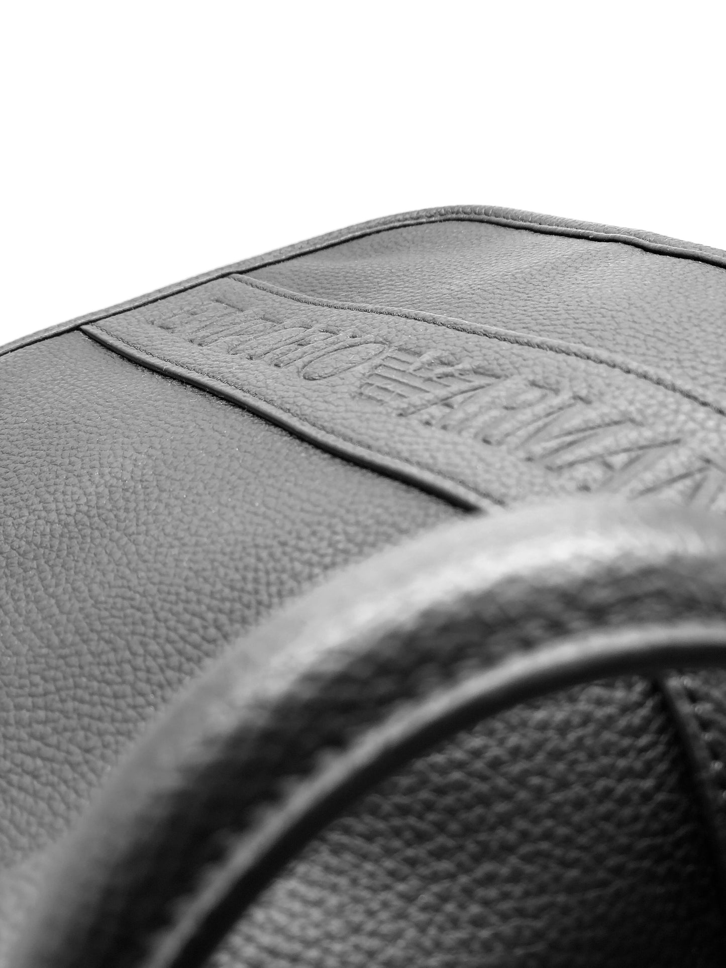 Emporio Armani Logo Embossed Backpack Black