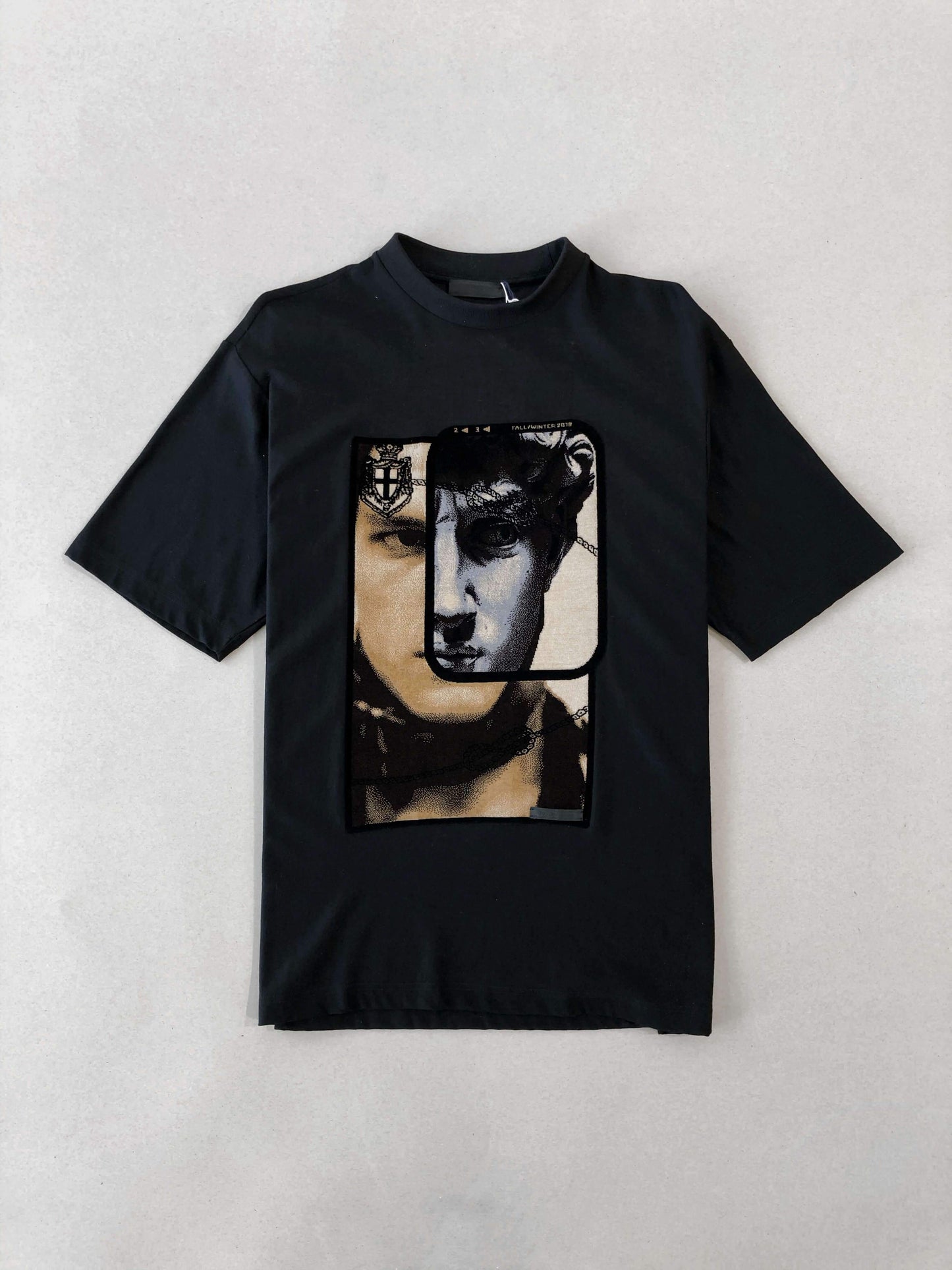 Prada Face Print Black T-shirt