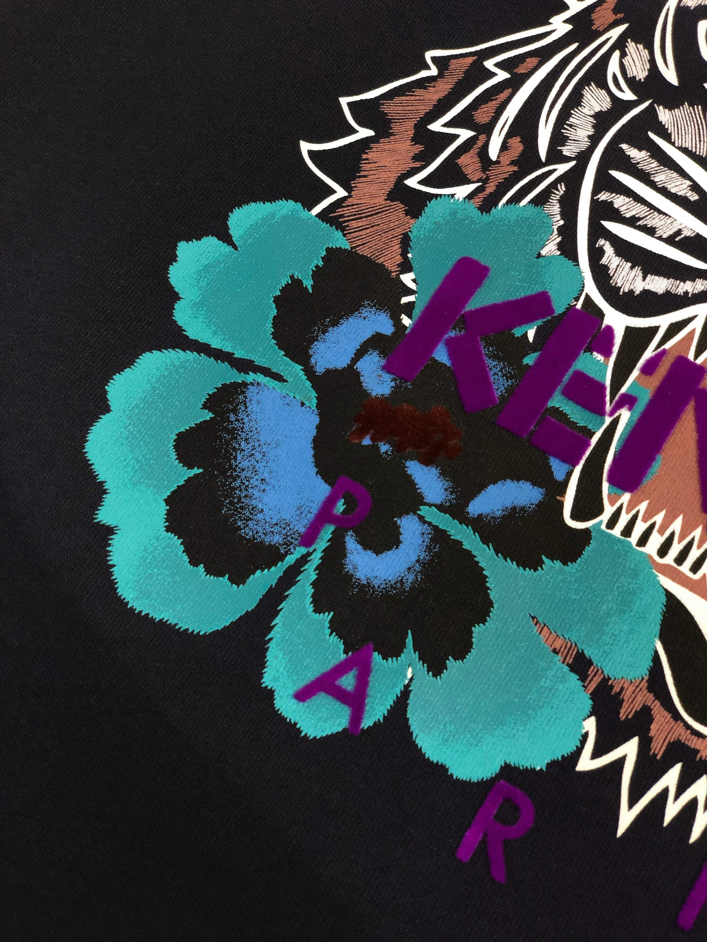 Kenzo ‘Indonesian Flower’ Tiger T-shirt
