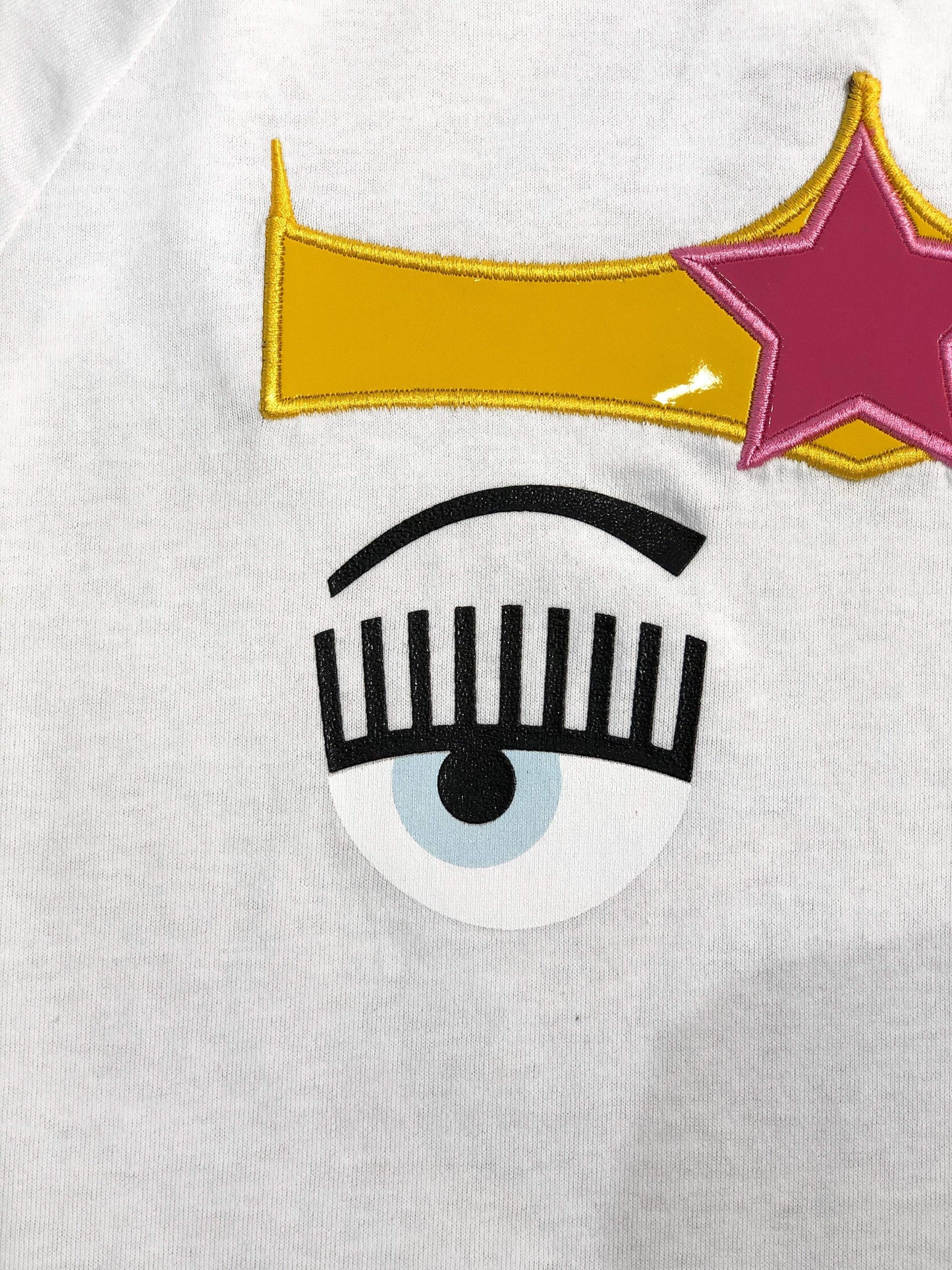 Chiara Ferragni 'Flirting' Cropped T-shirt (Wonder Woman)