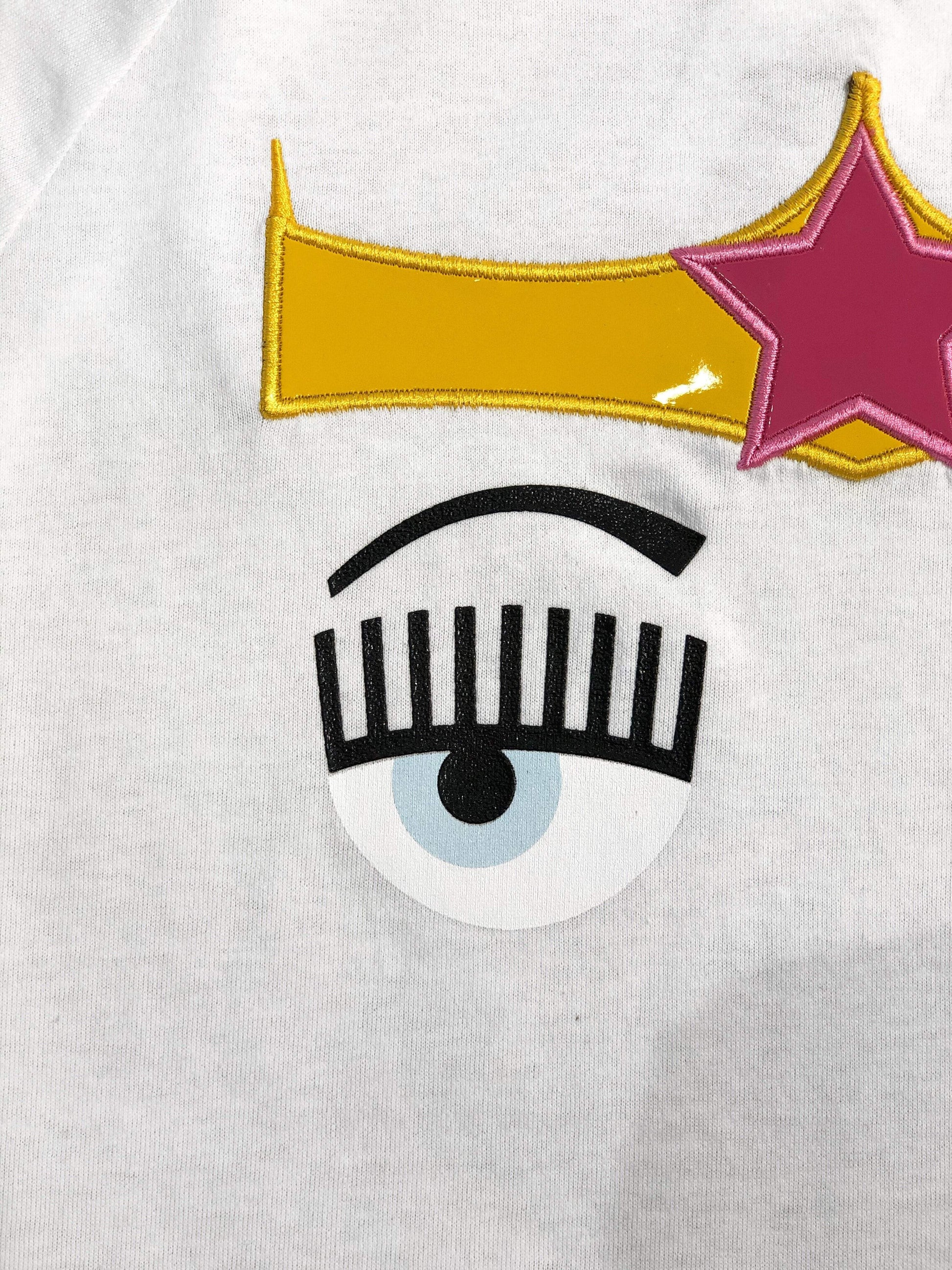 Chiara Ferragni 'Flirting' Cropped T-shirt (Wonder Woman)