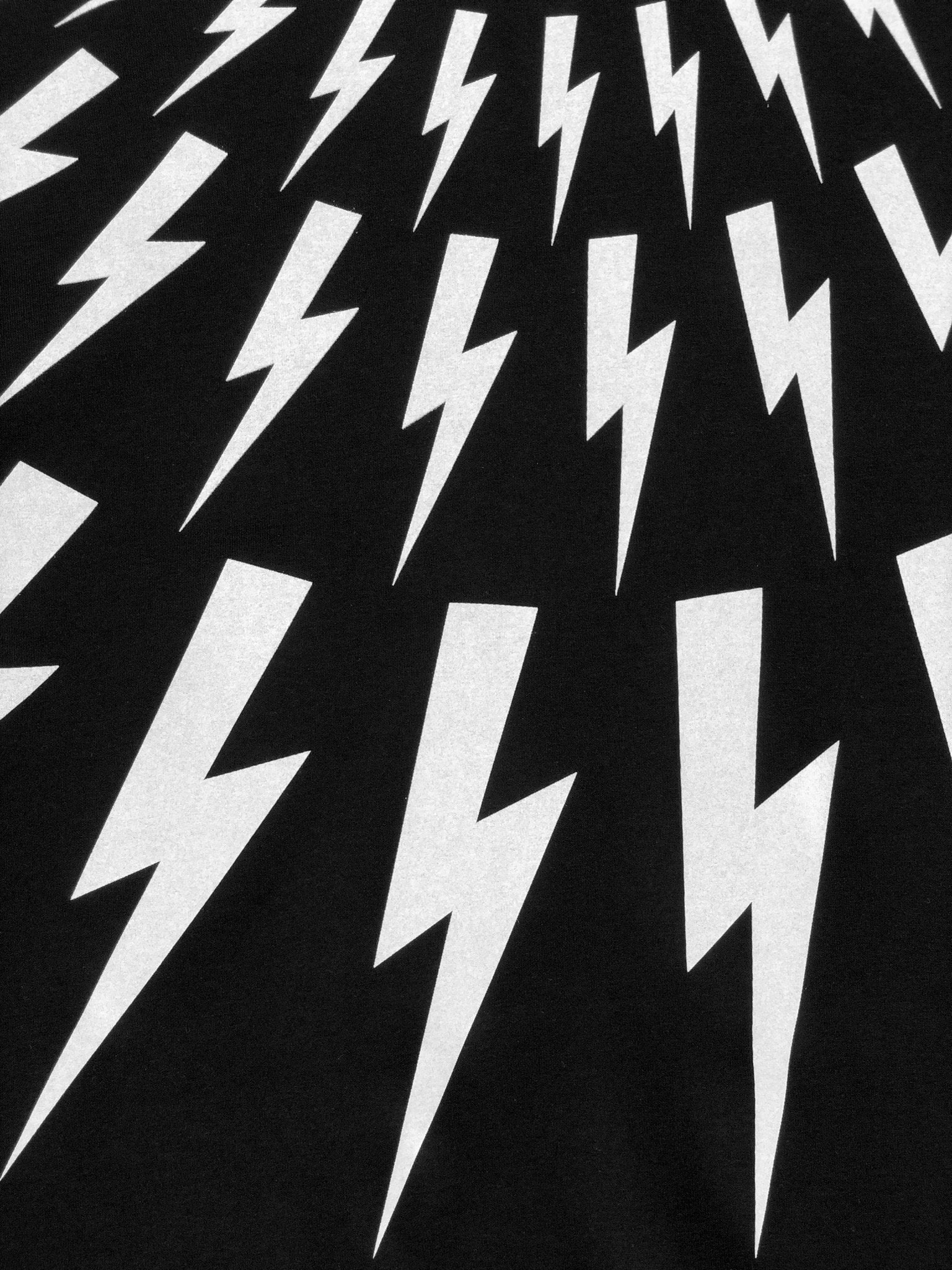 Neil Barret Lightning Bolt Printed Sweatshirt