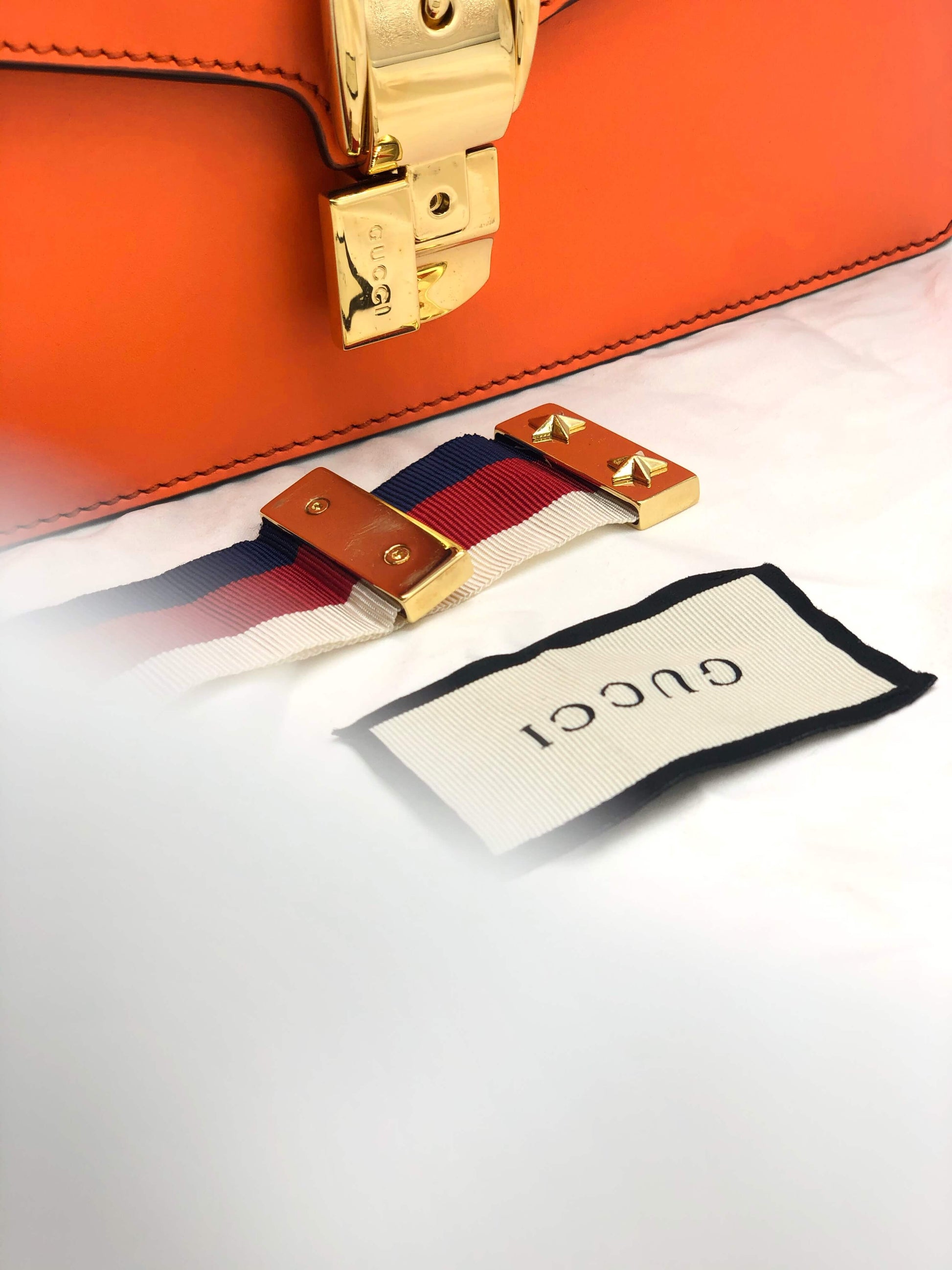 Gucci Orange Sylvie Shoulder Bag