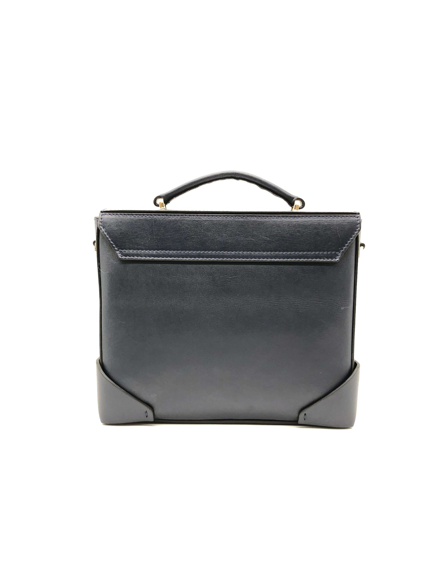 Manu Atelier Mini Bold Leather Box Bag