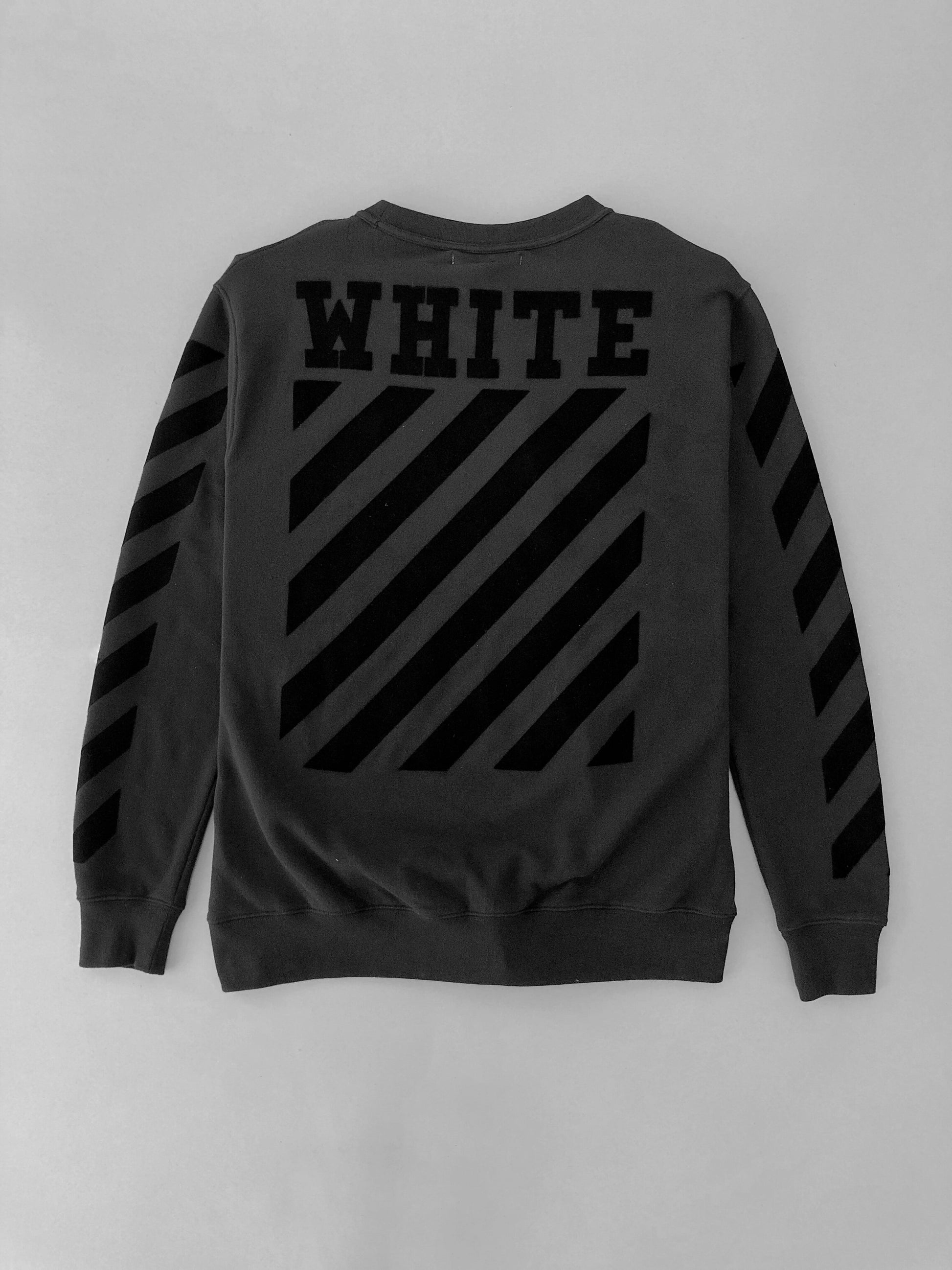 Off White Tone on Tone Crewneck SS18 Collection