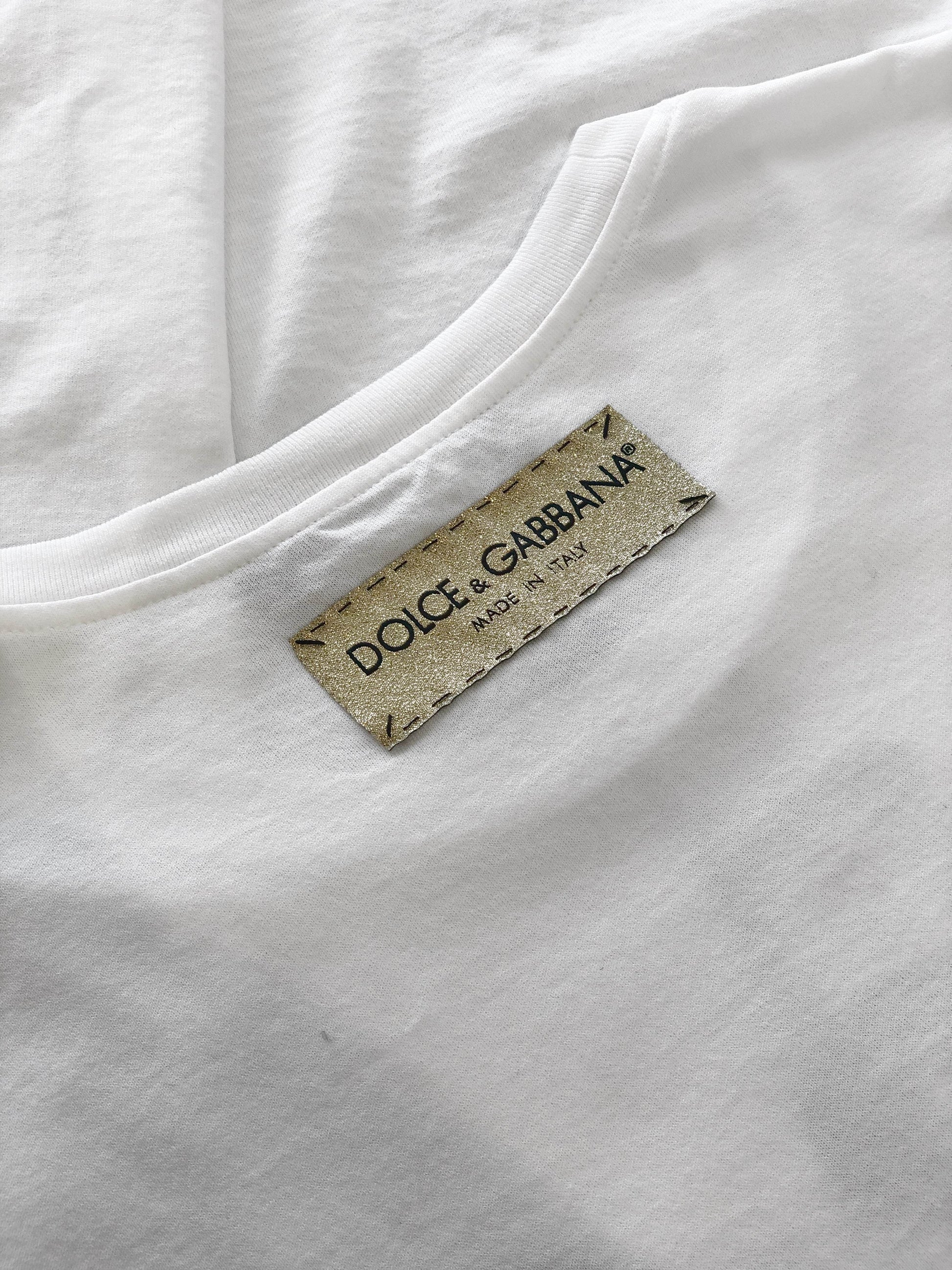 Dolce & Gabana White Cotton T-shirt